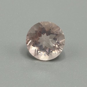 9.14 Carat Morganite Round Faceted Cut