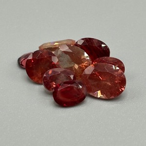9.20 Carat Red Labradorite Mixed Cut - Assorted Lot of Loose Stones