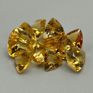 12.60 Carat Citrine Trillion Cut - Assorted Lot of Loose Stones