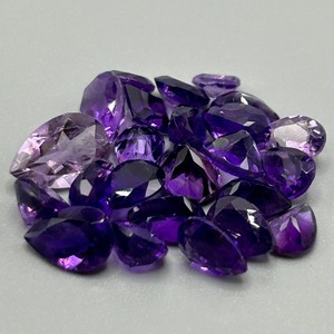 19 Carat Amethyst Mixed Cut - Assorted Lot of Loose Stones