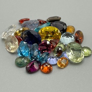 17.36 Carat Misc. Gemstones Various Species, Size, Color & Shape Assorted Lot of Loose Stones