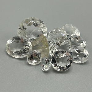 29.56 Carat Rutilated & Clear Quartz Mixed Cut - Assorted Lot of Loose Stones