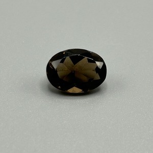 5.70 Carat Smoky Quartz Oval Faceted Cut