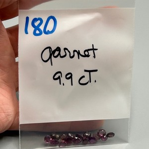 9.90 Carat Garnet Mixed Cut - Assorted Lot of Loose Stones