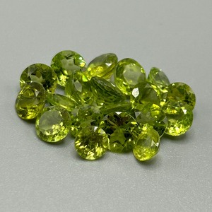 15.50 Carat Peridot Mixed Cut - Assorted Lot of Loose Stones