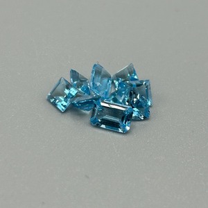 3.86 Carat Blue Topaz Mixed Cut - Assorted Lot of Loose Stones