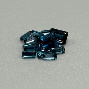 6.20 Carat London Blue Topaz Mixed Cut - Assorted Lot of Loose Stones