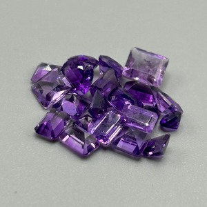 12 Carat Amethyst Mixed Cut - Assorted Lot of Loose Stones