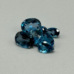 88.50 Carat London Blue Topaz Mixed Cut - Assorted Lot of Loose Stones