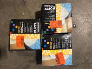 lot 11 image: Lot of Self-Stick Vinyl Wall Base Residentialor Light Commercial   Customer Returns See Pictures