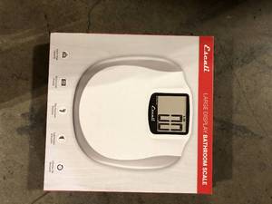 lot 39 image: Escali Digital Extra Large Display Bathroom Scale Customer Returns See Pictures