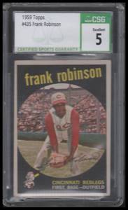 lot 10 image: CSG 1959 Topps Frank Robinson #435
