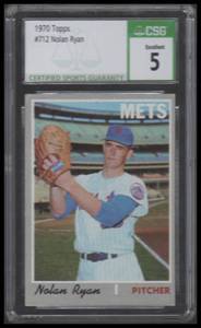 lot 13 image: CSG 5 1970 Topp Nolan Ryan #712