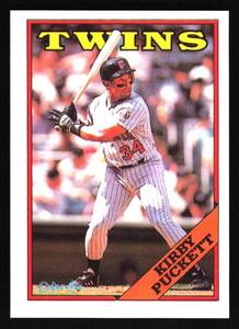 lot 66 image: 1988 O-PEE-CHEE Blank Back Kirby Puckett