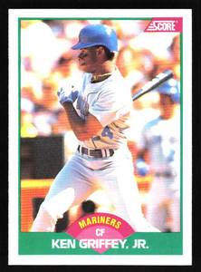 lot 52 image: 1989 Score Traded Ken Griffey Jr. Rookie #100T