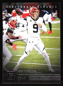 lot 55 image: 2020 Panini Chronicles Joe Burrow Rookie #PA-1