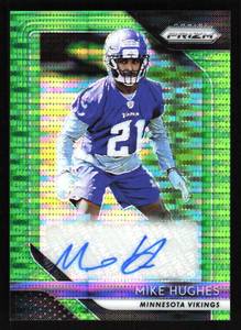 lot 61 image: 2018 Prizm Green Autograph Mike Hughes Rookie