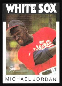 lot 37 image: 1986 Topps Baseball Custom Card Michael Jordan Rookie