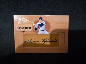 lot 152 image: 2005 Leather & Lumber Cuts Autograph Harmon Killebrew #LC-28 Serial #464