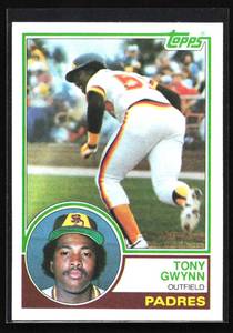 lot 106 image: 1983 Topps Tony Gwynn Rookie #482