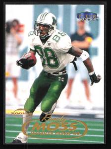 lot 113 image: 1998 Fleer Randy Moss Rookie #237