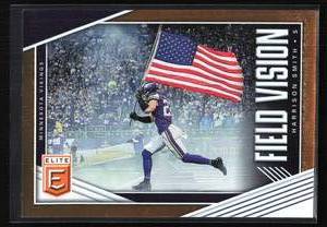 lot 128 image: 2019 Elite Field Vision Orange Harrison Smith #FV-7 Serial #1925