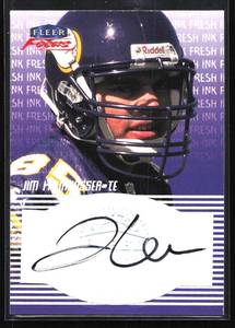 lot 132 image: 1999 Fleer Focus Fresh Ink Autograph Jim Kleinsasser Rookie
