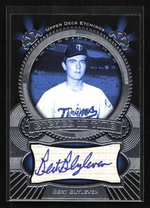 lot 151 image: 2004 Upper Deck Etchings Autograph Bert Blyleven Serial #21250