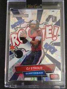 lot 165 image: 2023 Wildcard Alumination Comix CJ Stroud Rookie Card Serial #2225