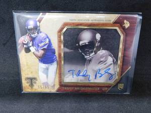 lot 140 image: 2014 Triple Threads Transparencies Autograph Teddy Bridgewater Rookie Serial #5565