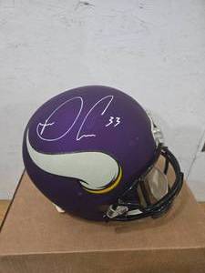 lot 191 image: Dalvin Cook Autograph JSA Authentic Full Size Replica Helmet