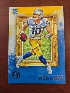 lot 72 image: 2020 Gridiron Kings Justin Herbert Rookie Card #GK-3
