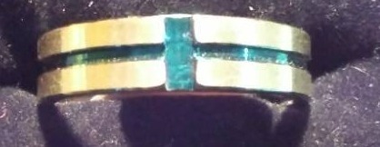lot 784 image: Blue And Gray Ribbon Band.