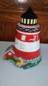 lot 698 image: Light House Cookie Jar.