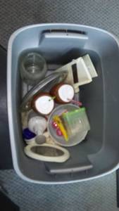 lot 725 image: Lot of Kitchenware Including Campbells Soup Serving Bowl and More.