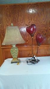 lot 739 image: Decorative Lamp Unique Lamps (2)