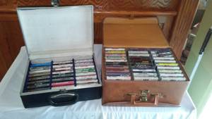 lot 743 image: Collection of  Vintage Cassette Tapes with Cases