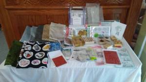 lot 754 image: Large Assorted Craft Stamps and Supplies Lot