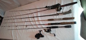 lot 482 image: Fish Rods and Reels.