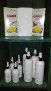 lot 780 image: Young Living Thieves Household Cleaner and Sakred.