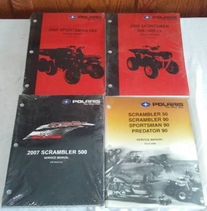 lot 818 image: Polaris 2008 Sportsman Service Manual  (2) New And More.