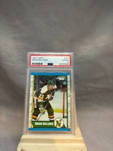 1989 - 90 Topps Brian Bellows #177 Minnesota North Stars PSA Graded EX - MT - 6 #82790586