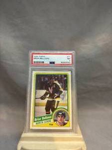 1984 - 85 Topps Brian Bellows #71 PSA Graded NM - 7  #80583543