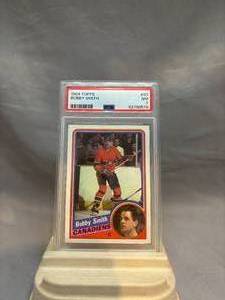1984 - 85 Topps #83 Bobby Smith Montreal Canadians  - PSA Graded NM - 7  #82790579