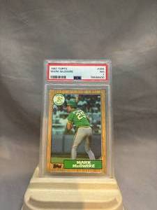 1987 Topps  #366 Mark McGwire - PSA Graded NM - 7  #78646400