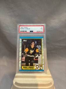 1989 Topps #1 Mario Lemieux - PSA Graded NM 7 #62026793