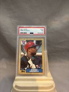 1987 Topps #450 Kirby Puckett - PSA Graded NM 7 #78646399