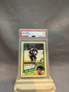 1984- 85 #72 Topps Neil Broten Minnesota North Stars PSA 5 EX #80583544