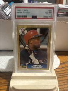 1987 Topps #450 Kirby Puckett PSA Graded NM-MT 8 #79802794