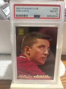 1993 Stadium Club Toni Kukoc #336 NM-MT 8 #80583534